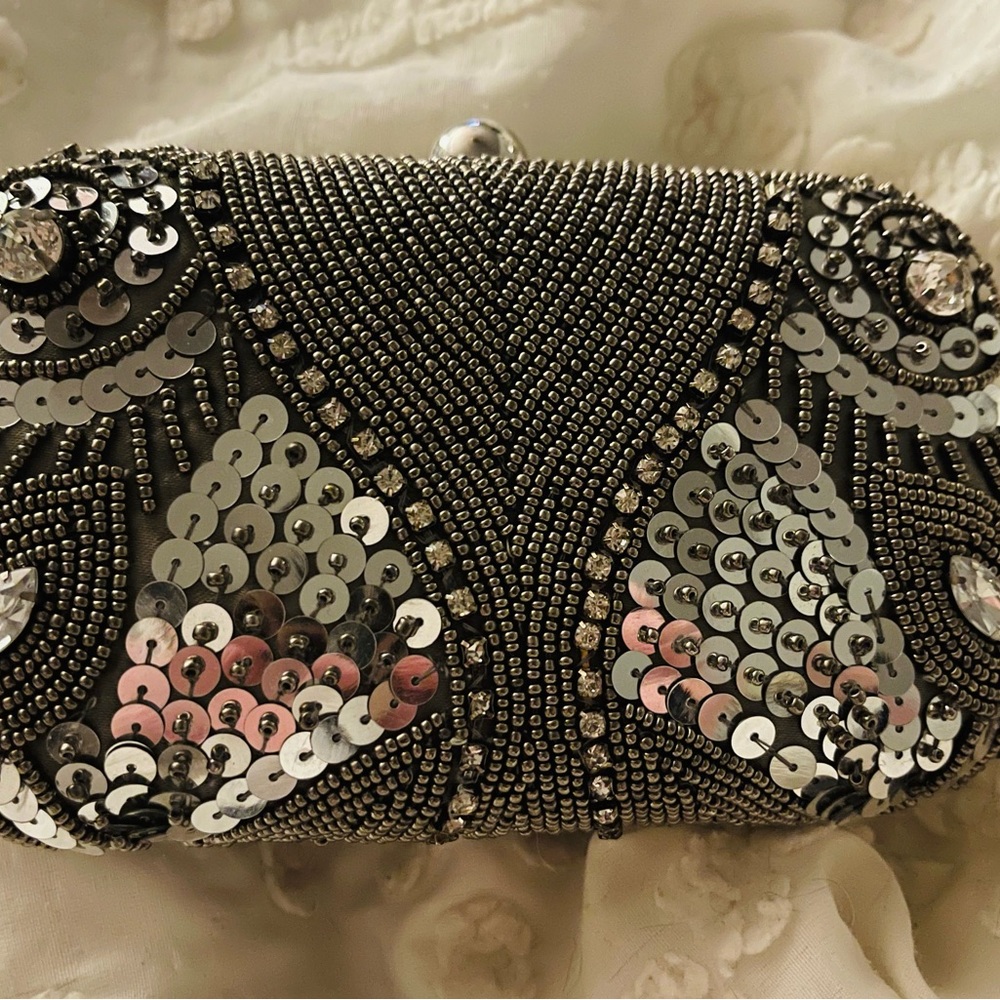 Ester and Lilly Beaded Clutch
